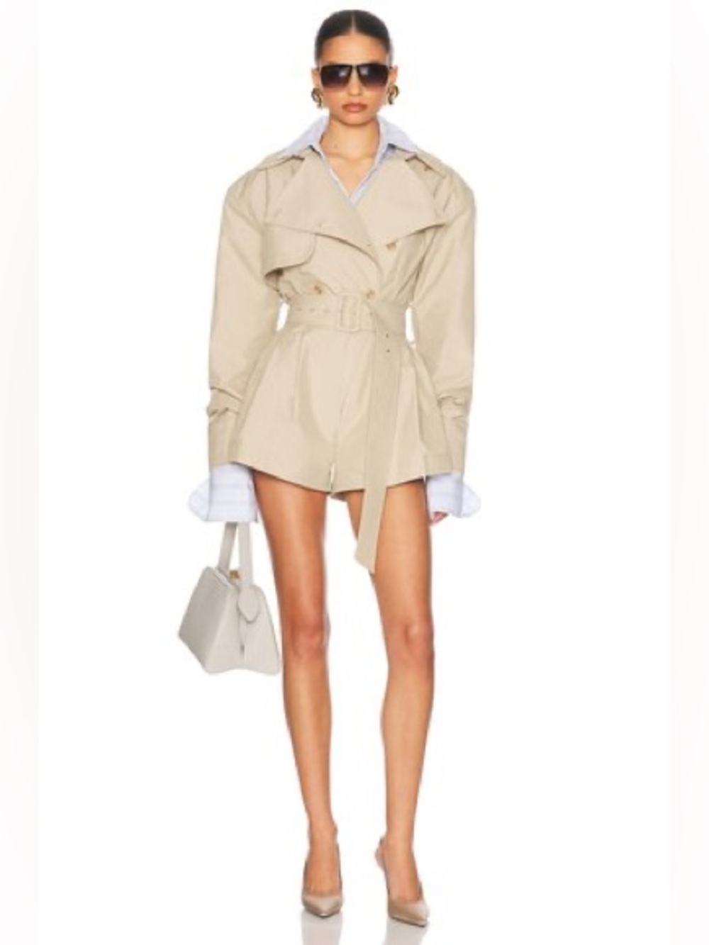 HELSA
The Short Trench Jumpsuit